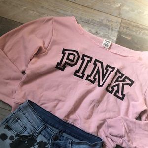 Cropped PINK sweatshirt